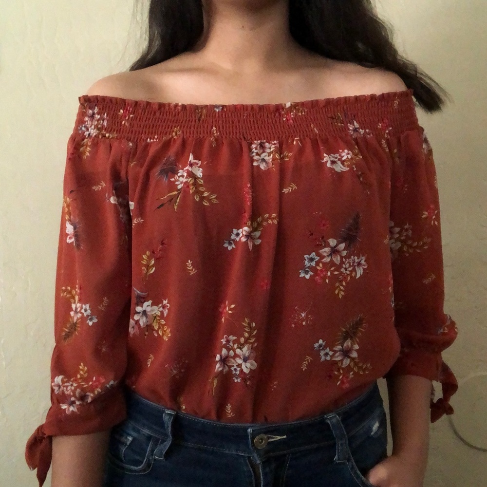 Off the shoulder blouse